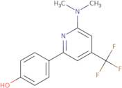 4-(6-Dimethylamino-4-trifluoromethyl-pyridin-2-yl)-phenol