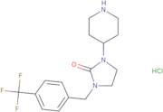 1-Piperidin-4-yl-3-(4-trifluoromethyl-benzyl)-imidazolidin-2-one hydrochloride