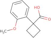 1-(2-Methoxyphenyl)cyclobutane-1-carboxylic acid