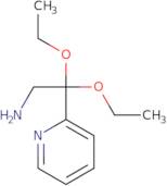 2,2-Diethoxy-2-(pyridin-2-yl)ethan-1-amine