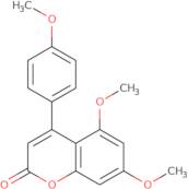 5,7,4'-Trimethoxy-4-phenylcoumarin