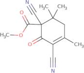 Methyl 1,3-dicyano-4,6,6-trimethyl-2-oxocyclohex-3-enecarboxylate