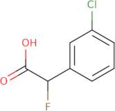 2-(3-Chlorophenyl)-2-fluoroacetic acid