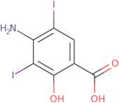 4-Amino-2-hydroxy-3,5-diiodobenzoic acid