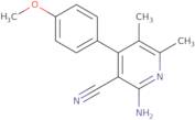2-Amino-4-(4-methoxy-phenyl)-5,6-dimethyl-nicotinonitrile