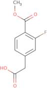 2-[3-Fluoro-4-(methoxycarbonyl)phenyl]acetic acid