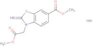 Methyl 2-imino-3-(2-methoxy-2-oxoethyl)-2,3-dihydrobenzo[D]thiazole-6-carboxylate hydrobromide