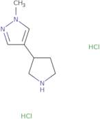 1-Methyl-4-(pyrrolidin-3-yl)-1H-pyrazole dihydrochloride