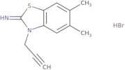 5,6-Dimethyl-3-(prop-2-yn-1-yl)benzo[D]thiazol-2(3H)-imine hydrobromide