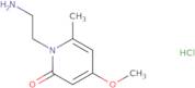 1-(2-Aminoethyl)-4-methoxy-6-methyl-1,2-dihydropyridin-2-one hydrochloride