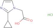 2-(2-Cyclopropyl-1H-imidazol-1-yl)acetic acid hydrochloride