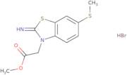 Methyl 2-(2-imino-6-(methylthio)benzo[D]thiazol-3(2H)-yl)acetate hydrobromide