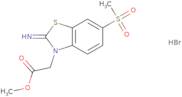 Methyl 2-(2-imino-6-(methylsulfonyl)benzo[D]thiazol-3(2H)-yl)acetate hydrobromide