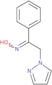 N-[1-Phenyl-2-(1H-pyrazol-1-yl)ethylidene]hydroxylamine