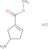 methyl 4-aminocyclopent-1-ene-1-carboxylate hydrochloride