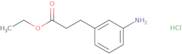 ethyl 3-(3-aminophenyl)propanoate hcl