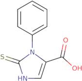 1-Phenyl-2-sulfanyl-1H-imidazole-5-carboxylic acid