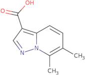 6,7-Dimethylpyrazolo[1,5-a]pyridine-3-carboxylic acid