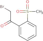 2-Bromo-1-(2-methanesulfonylphenyl)ethan-1-one