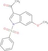 1-(6-Methoxy-1-(phenylsulfonyl)-1H-indol-3-yl)ethanone