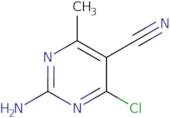 2-Amino-4-chloro-6-methylpyrimidine-5-carbonitrile