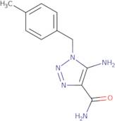 5-Amino-1-(4-methylbenzyl)-1H-1,2,3-triazole-4-carboxamide