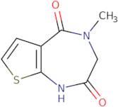 4-Methyl-1H,2H,3H,4H,5H-thieno[2,3-E][1,4]diazepine-2,5-dione