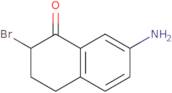 7-Amino-2-bromo-1,2,3,4-tetrahydronaphthalen-1-one