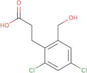 3-[2,4-Dichloro-6-(hydroxymethyl)phenyl]propanoic acid