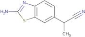 2-(2-Amino-1,3-benzothiazol-6-yl)propanenitrile