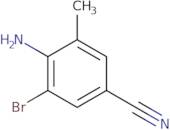 2-Bromo-4-cyano-6-methylaniline