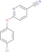 6-(4-Chlorophenoxy)pyridine-3-carbonitrile