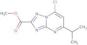 Methyl 7-chloro-5-(propan-2-yl)-[1,2,4]triazolo[1,5-a]pyrimidine-2-carboxylate