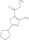 Methyl 4-amino-2-pyrrolidin-1-yl-1,3-thiazole-5-carboxylate