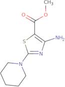 Methyl 4-amino-2-piperidin-1-yl-1,3-thiazole-5-carboxylate