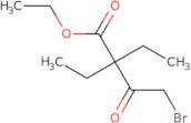 Ethyl 4-bromo-2,2-diethyl-3-oxobutanoate