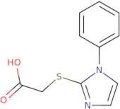 2-[(1-Phenyl-1H-imidazol-2-yl)sulfanyl]acetic acid