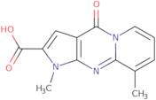 6,10-Dimethyl-2-oxo-1,6,8-triazatricyclo[7.4.0.0^{3,7}]trideca-3(7),4,8,10,12-pentaene-5-carboxylic acid