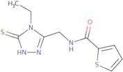 N-[(4-Ethyl-5-mercapto-4H-1,2,4-triazol-3-yl)methyl]thiophene-2-carboxamide