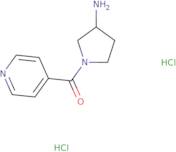 (S)-1-[(Pyridin-4-yl)carbonyl]pyrrolidin-3-amine dihydrochloride