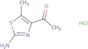 1-(2-Amino-5-methyl-1,3-thiazol-4-yl)ethan-1-one hydrochloride