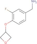 [3-Fluoro-4-(oxetan-3-yloxy)phenyl]methanamine