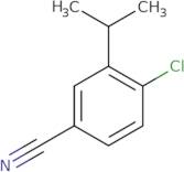 4-Chloro-3-(propan-2-yl)benzonitrile