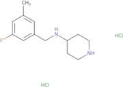 N-(3-Fluoro-5-methylbenzyl)piperidin-4-amine dihydrochloride