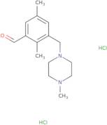 2,5-Dimethyl-3-[(4-methyl-1-piperazinyl)methyl]-benzaldehyde dihydrochloride