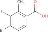 4-Bromo-3-fluoro-2-methylbenzoic acid