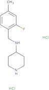 N-(2-Fluoro-4-methylbenzyl)piperidin-4-amine dihydrochloride