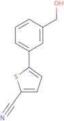 5-[3-(Hydroxymethyl)phenyl]thiophene-2-carbonitrile