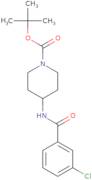 tert-Butyl 4-(3-chlorobenzamido)piperidine-1-carboxylate