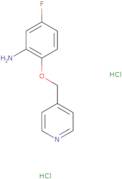 5-Fluoro-2-[(pyridin-4-yl)methoxy]aniline dihydrochloride